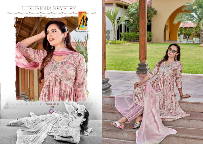 Aaliya Vol 5 By Master Readymade Salwar Suits Catalog
